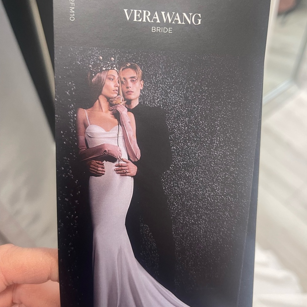 Brand new (sample dress) Vera Wang Amandine size 10! Originally $2835.00!